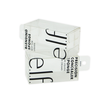 Cosmetic custom printing folding PET packaging box