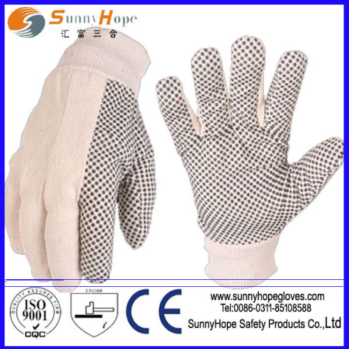 3/4 dipped PVC dotted gloves