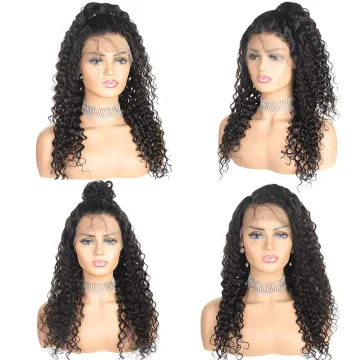 Brand New Topper Short Bob Remy Pixie Top Quality Front Frontal Human Hair Full Lace Wig