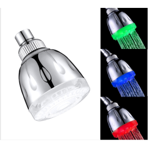 ライトシャワーヘッドカバー付きLEDシャワーヘッド透明高圧節水シャワーヘッド