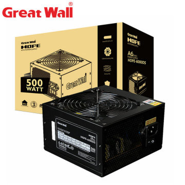Great Wall PC Power Supply 500W 12V ATX PSU Source Computer Power Supplies APFC 120mm Silent Fan Power Supply Unit For PC