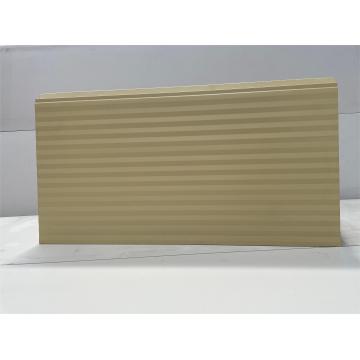 Beige Corrugated PU Sandwich Panels for Wall Insulation