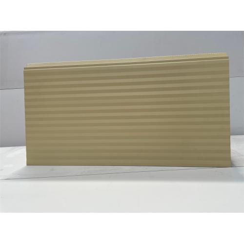 Beige Corrugated PU Sandwich Panels for Wall Insulation