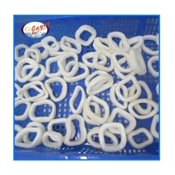 Delicious fresh skinless giant squid rings (dosidicus gigas)
