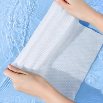 Toalhetes de fibra vegetal natural para cuidados faciais diários