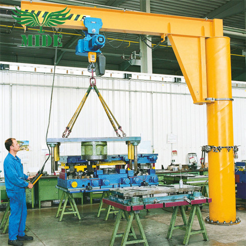 3ton 4m length pillar mounted jib crane