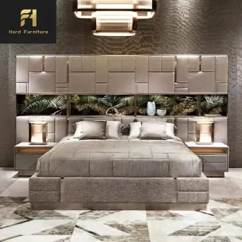 Modern Italian Luxury King Size Bedroom Furniture Set