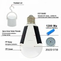 E27 Uppladdningsbar LED Solar Bulb