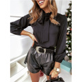 Womens Loose Fit Chiffon Tops Shirts