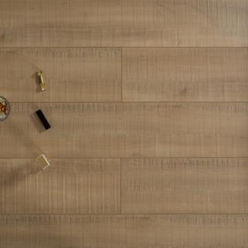 Gaya semula lantai laminate maple 2-strip yang digergaji