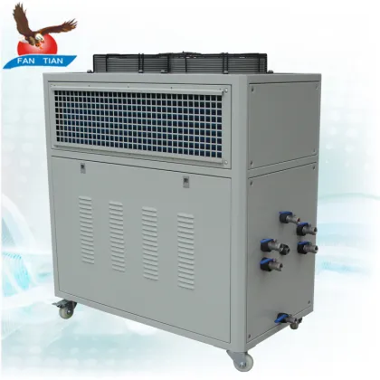 hydraulic oil cooling system oil water  chiller