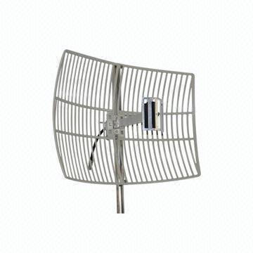 2.4GHz Grid Parabolic 21dBi High-gain Directional Antenna with 2,400 to 2,483MHz Frequency Range