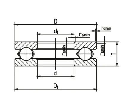 single-direction Thrust Ball Bearing SS51109
