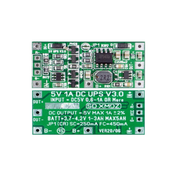5V DC UPS V3.0 Power Module - เราเตอร์บอร์ดแหล่งจ่ายไฟรักษาความปลอดภัยอย่างต่อเนื่อง DC5V 1A