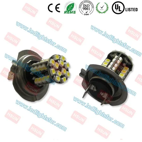High Quality 44 SMD1210 12V White H7 Canbus Led
