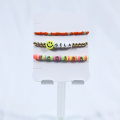 The New Orange Series Letter Girl Bracelet Set