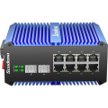 Switch Ethernet gestito POE industriale 8*10/10/1000Base-TX+2*Porta Uplink SFP