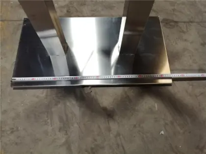 Rectangle S/S Table Base Stainless Steel Base