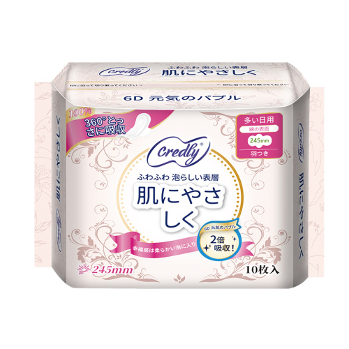 Toallas sanitarias diarias para mujeres durante la menstruación