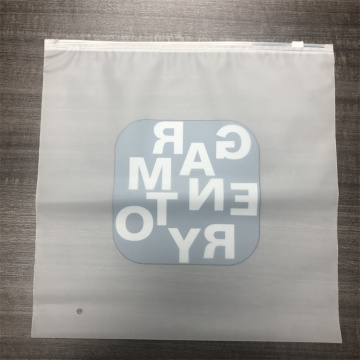 Frosted Reclosable Zipper Plastic Bags with Slider Ziplock