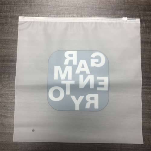 CPE PVC Plastic Packing bags with slider zipper