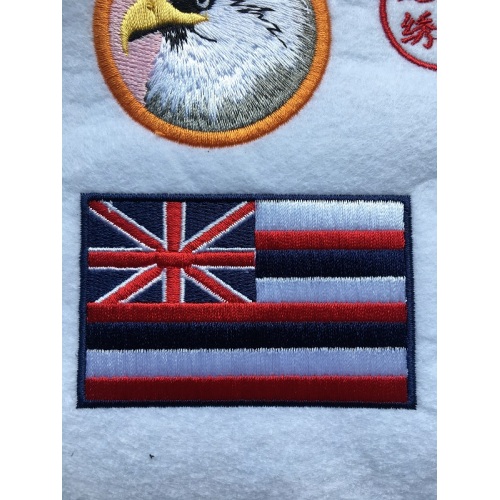 Custom 3d animal national Embroidery Patches