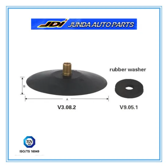 Rubber spud for screw-or valves rubber washer
