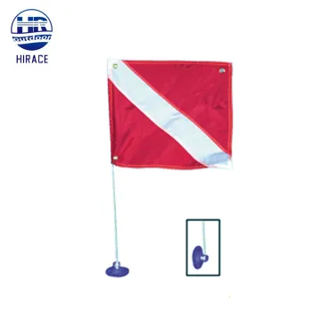 Suction Cup and Pole Boat Flag