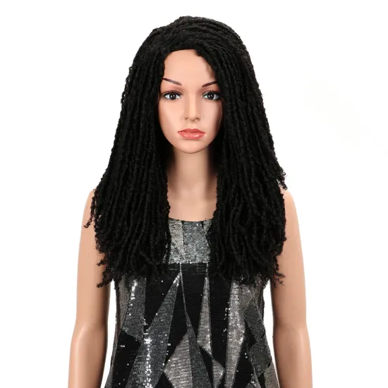 Fashion long synthetic hair braid wigs for women Ombre color Dread lock none lace wigs synthetic hair