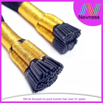 100% Indian Remy Human Stick Hair I Tip Keratin Hair Extensions