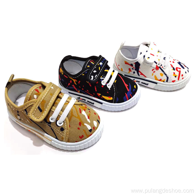 new colorful baby canvas shoes