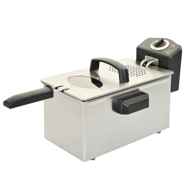 Commercial 2000w 3L Rectangle Stainless Steel Electric Deep Fryer