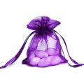 Jewelry custom logo organza gift bag