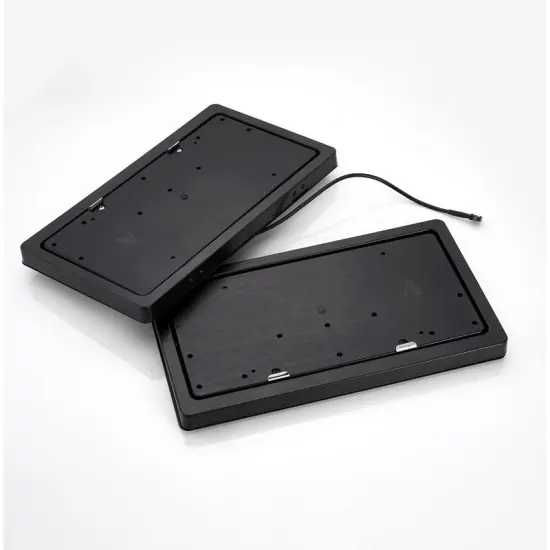 2 Pack US Standard Flip License Plate Electronic Flipper - Product Title