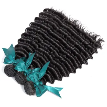 10A Deep Curly Human Hair Bundles Raw Brazilian Virgin Hair Mink Cuticle Aligned Human Hair Vendors