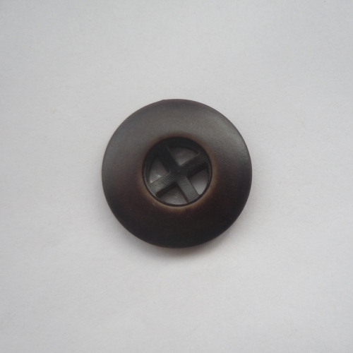 Four holes upside down resin button