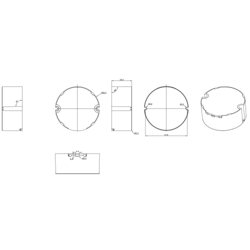 Кампактны святлодыёдны драйвер пастаяннага току TINY DALI