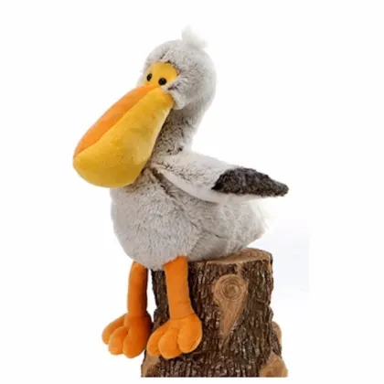 Vivid animal that look real, plush pelican toy