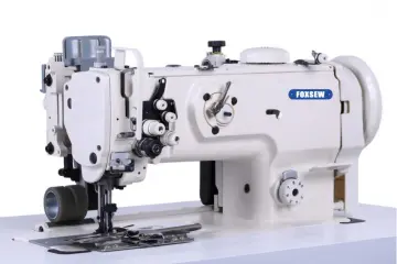Double Needle Heavy Duty Zipper Attaching Sewing Machine