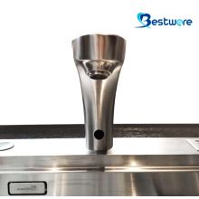 Sensor touchless sink faucet for airports