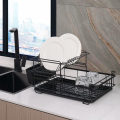 Black Painted Kitchen Accessories Dish Drying Rack