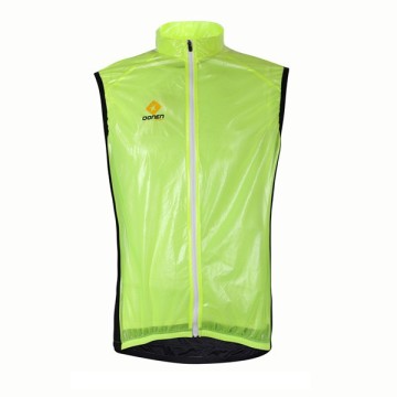 Donen fluo green raincoat