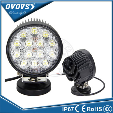 OVOVS 4.3" Round machine led work lights 12v 24v 42w work lamp for truck offroad