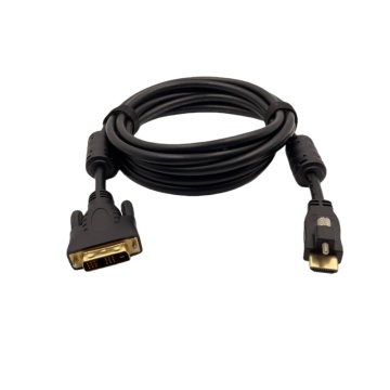 DVI-DオスケーブルにロックしたHDMI