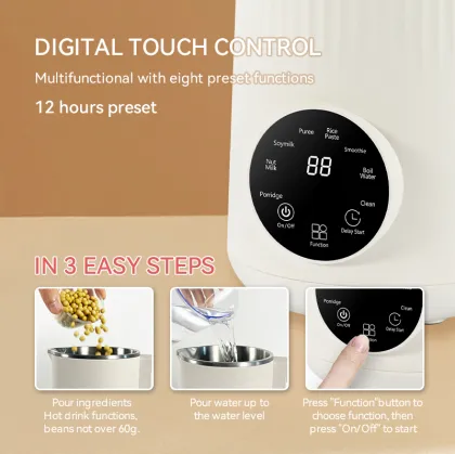 Customized Nut Milk Maker: ODM/OEM Almond, Soybean, and Oat Milk Machines