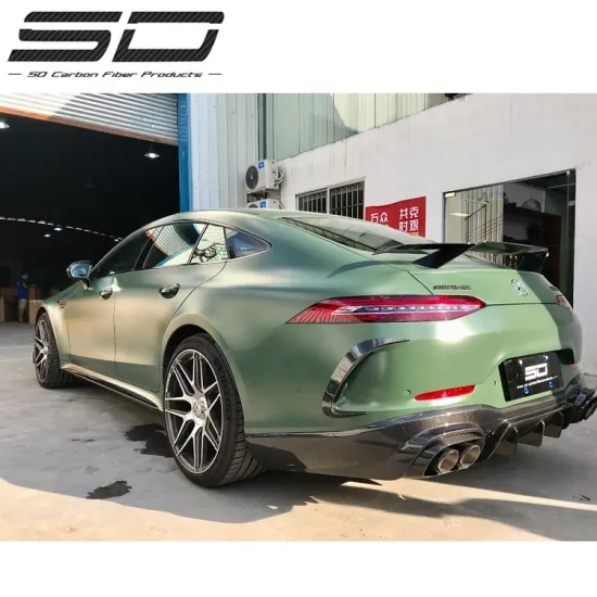 Benz GT50/53 Dry Carbon Fiber Side Skirt Kit - B Design