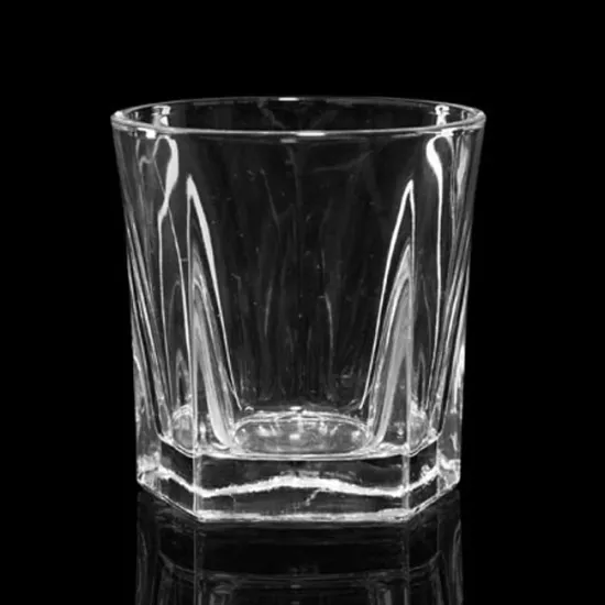 Triangle Shape Tumbler 200ML Square Nosing Whiskey Glass