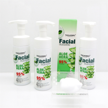 TLM 95% Foam Aloe Vera Facial Cleanser - Deep Cleansing & Oil Control