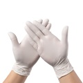 Flexibilidad sin polvo Guantes de látex desechables médicos