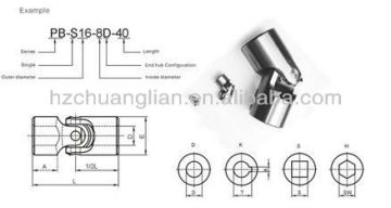 precision stainless steel yoke yoke for pto shaft